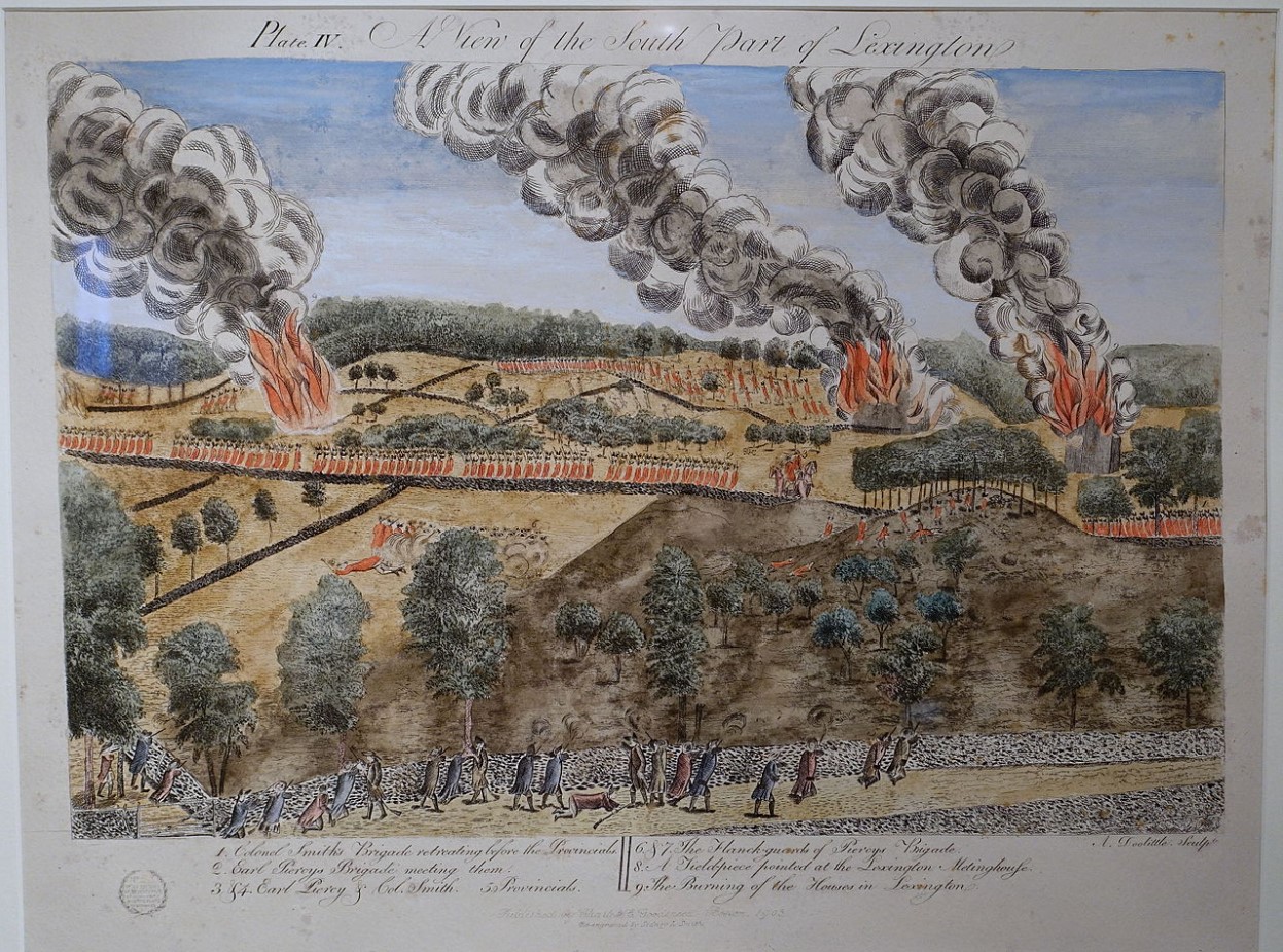 Amos Doolittle engravings of the Battle of Lexington and Concord, December 1775