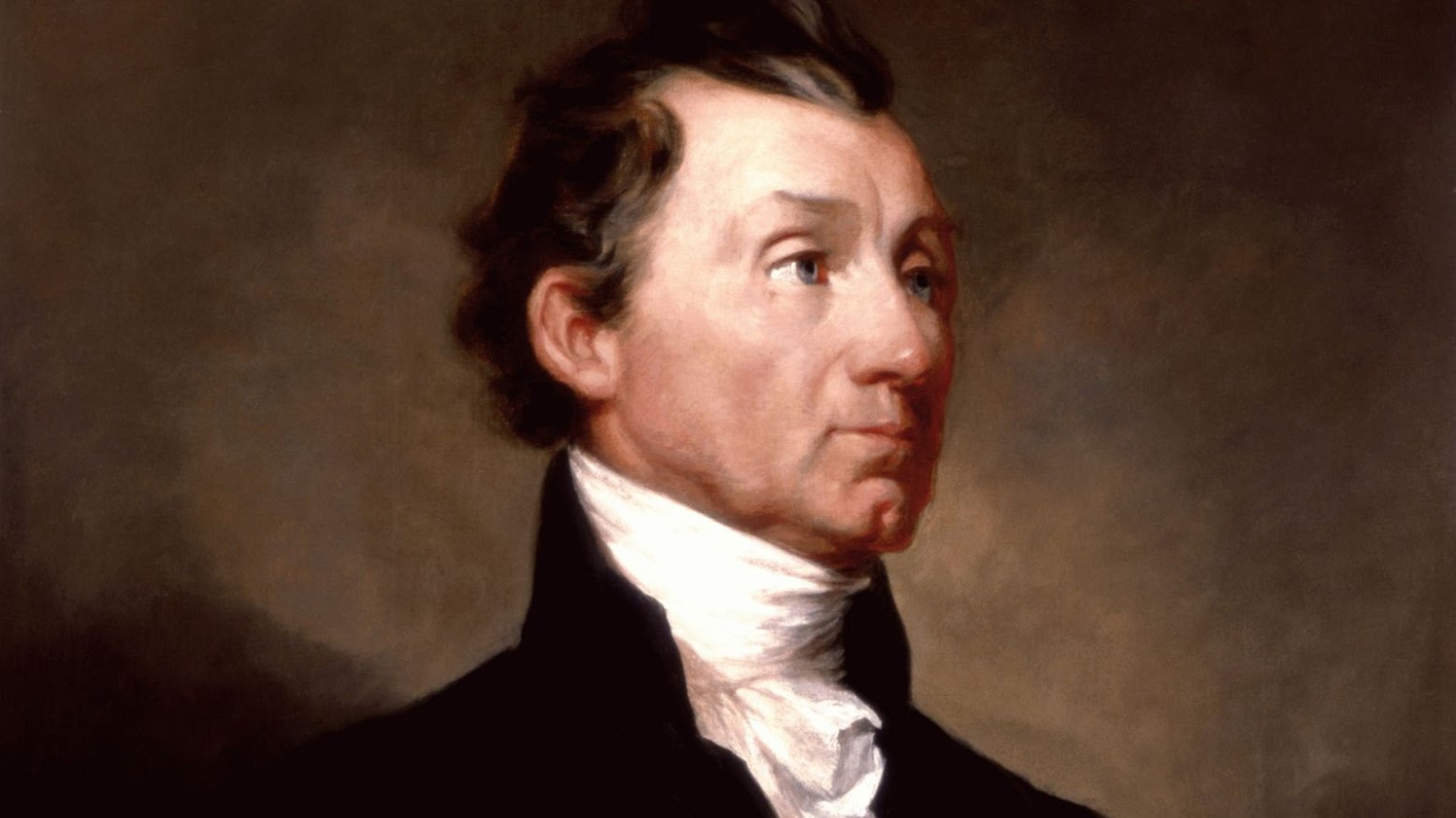The official 1819 White House portrait of President James Monroe by Samuel Finley Breese Morse.