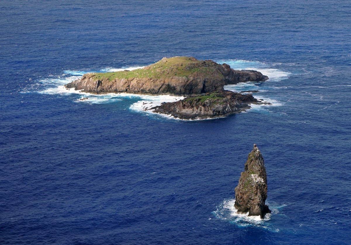 An image of Motu Nui, a small island close to Easter Island