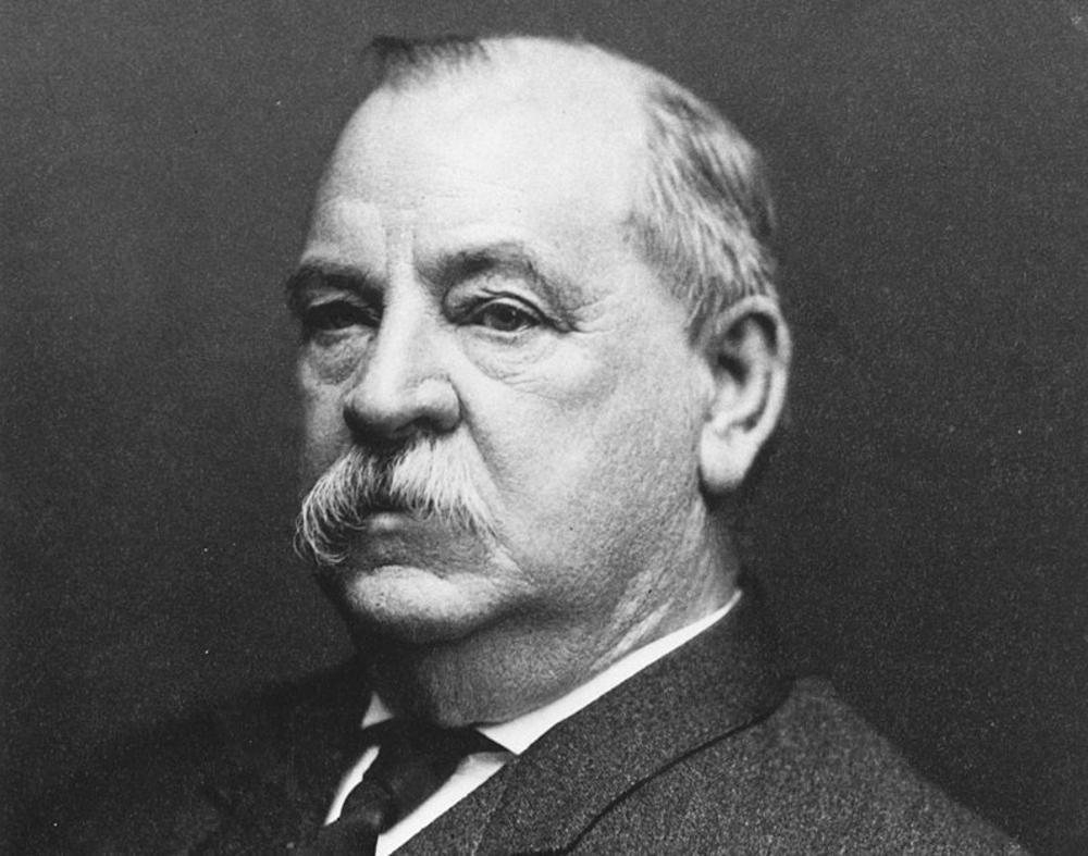 An image of former US President Grover Cleveland