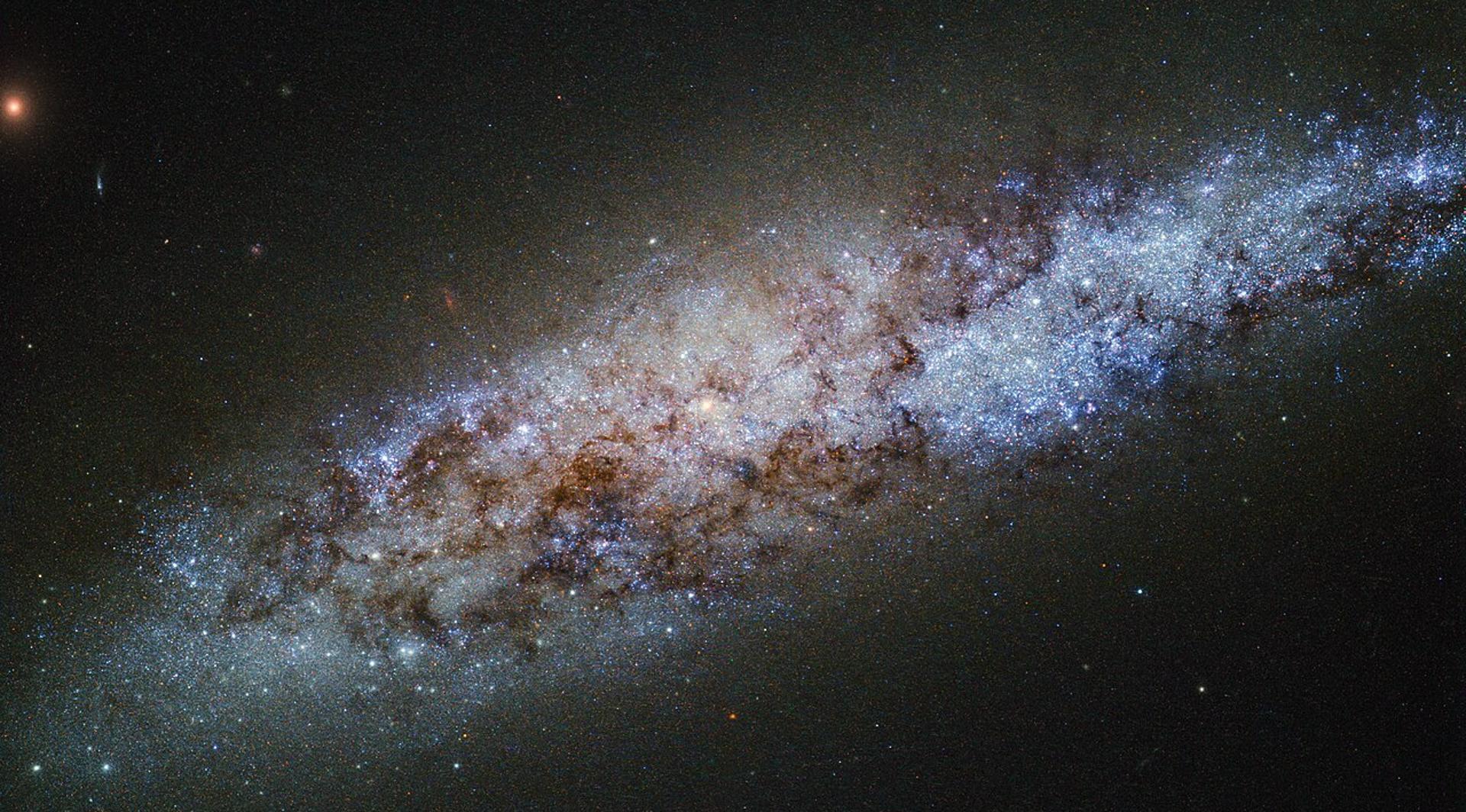 An artist's digital rendition of the universe