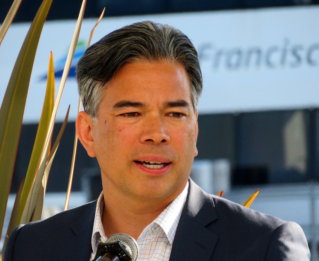 A photograph of Attorney General Rob Bonta