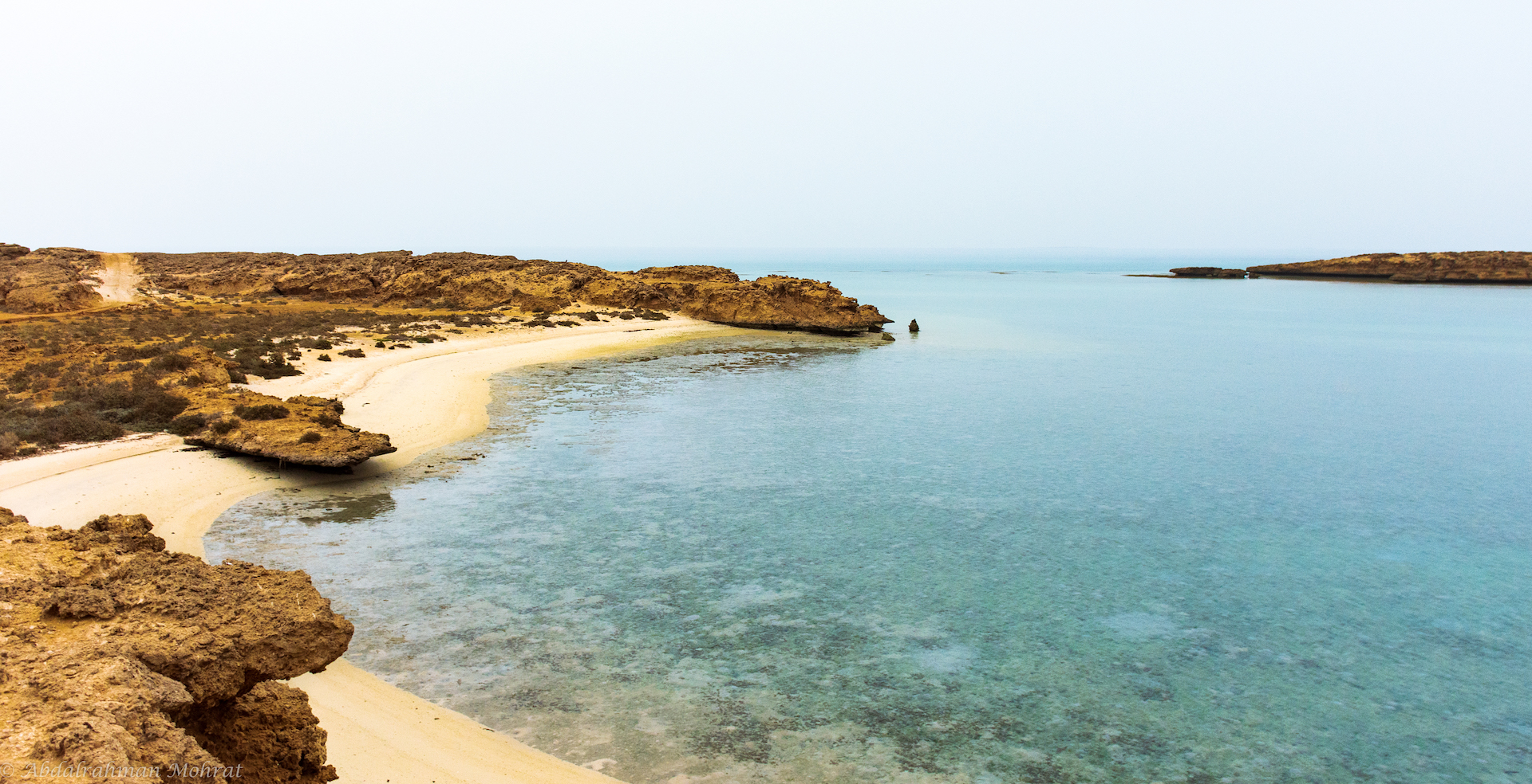 The Red Sea during the day from the shore