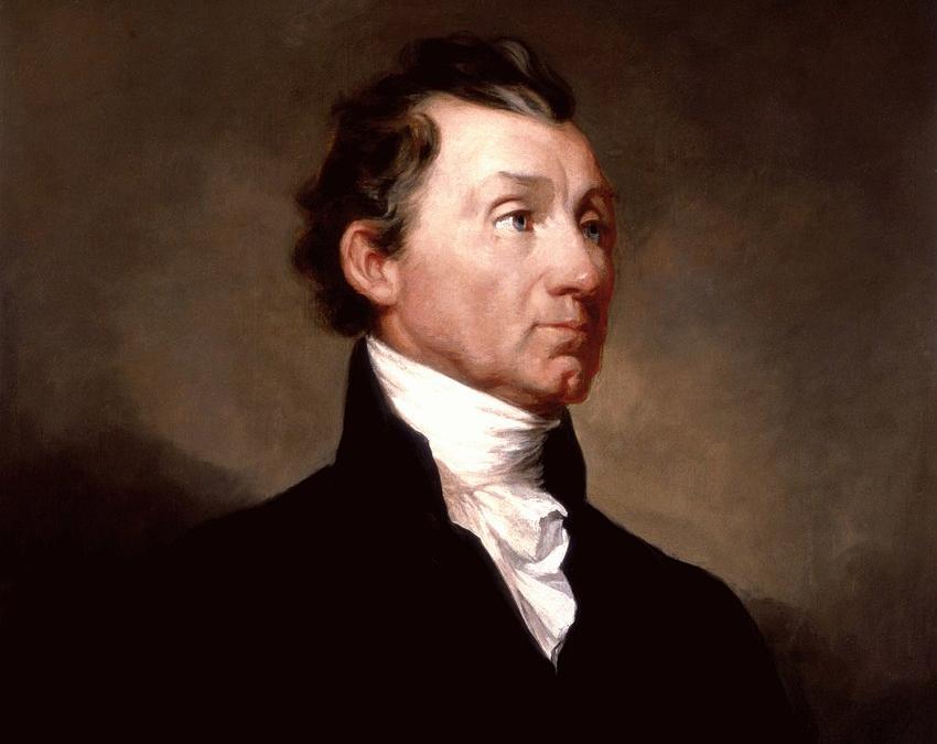 An image of former US President James Monroe