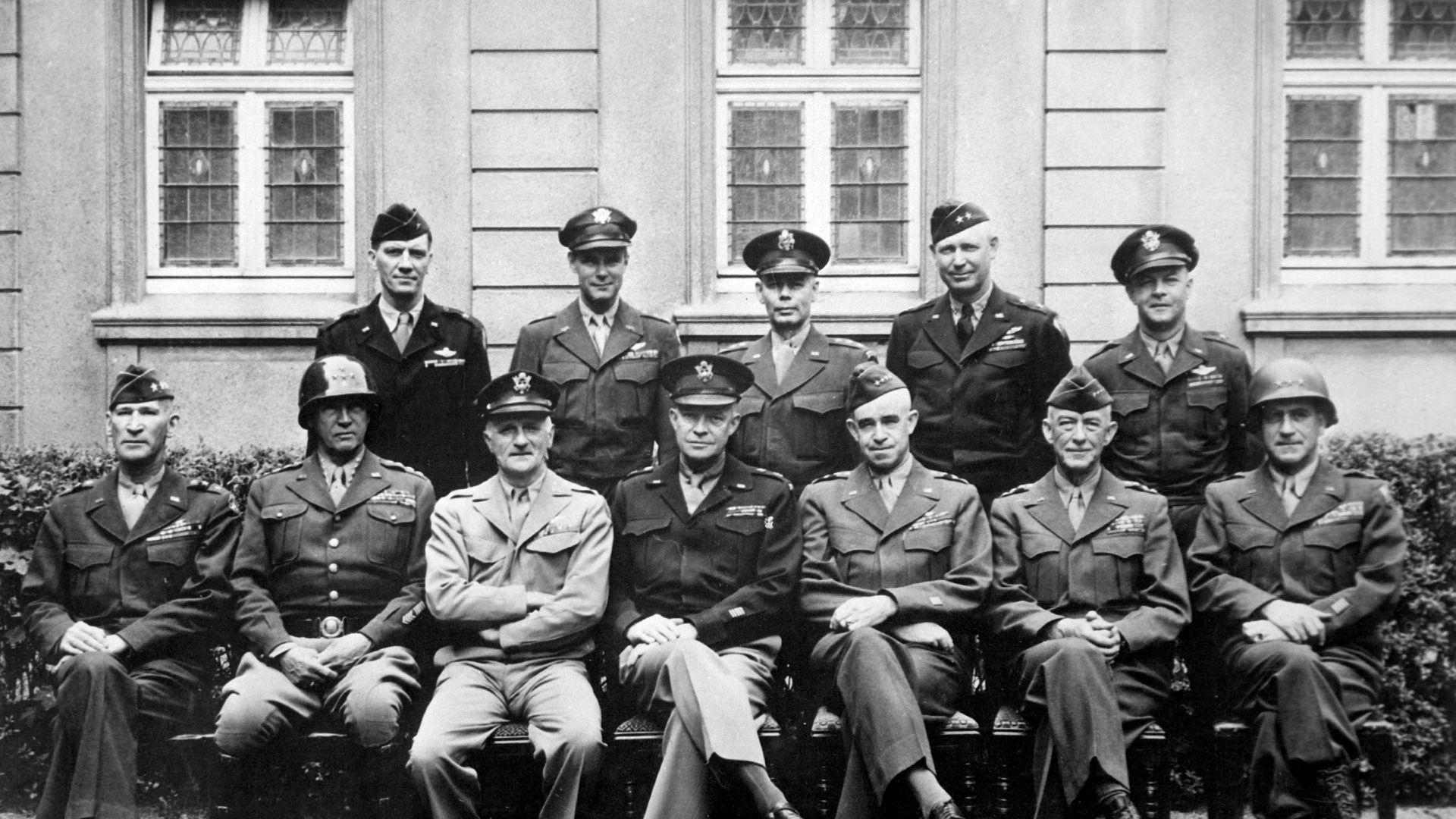 Senior military leaders during World War II seen in 1945.