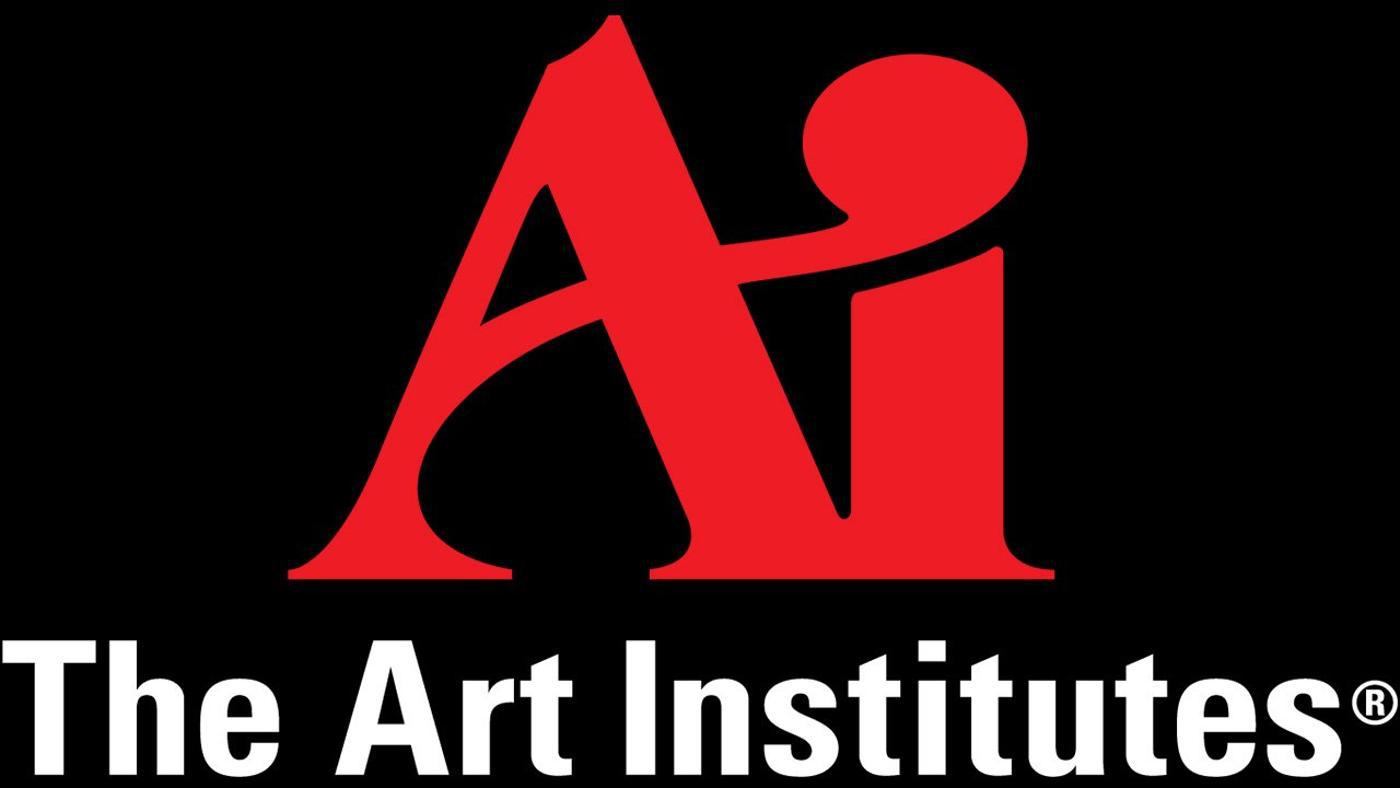 Logo for The Art Institutes in black and red