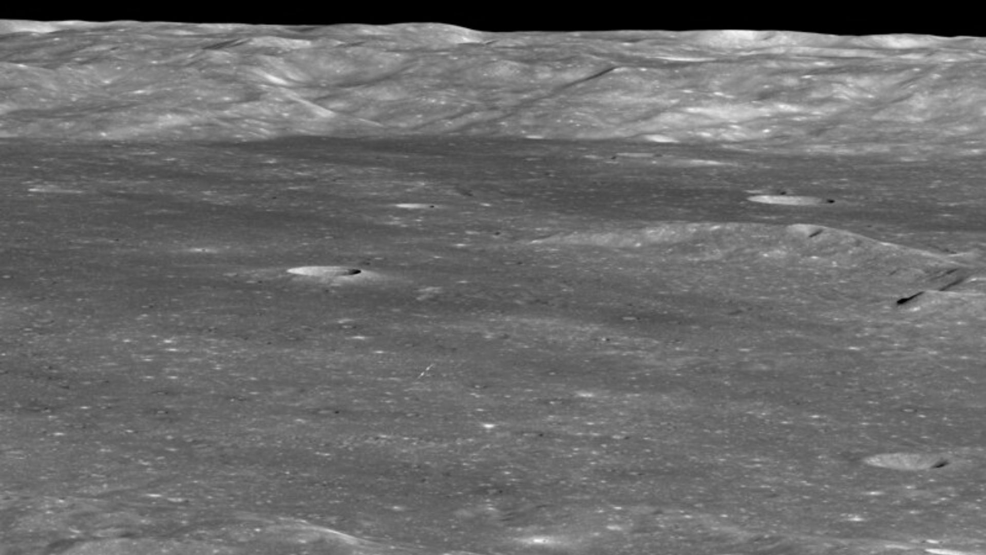 A look at the moon’s surface from Chang’e-4.