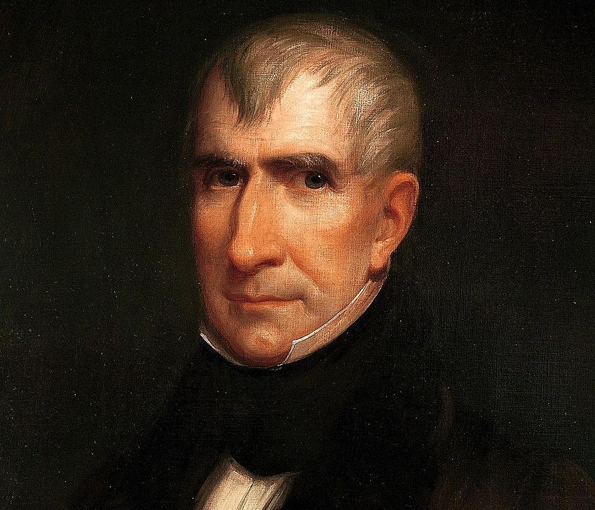 An image of former US President William Henry Harrison