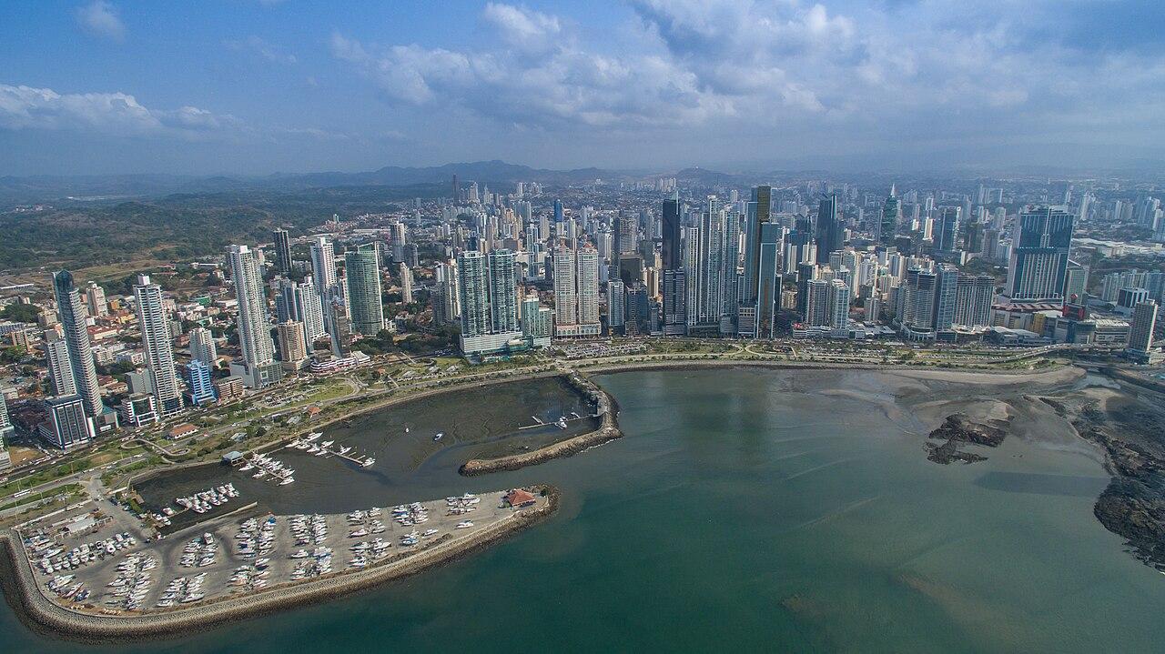A photograph of Panama City