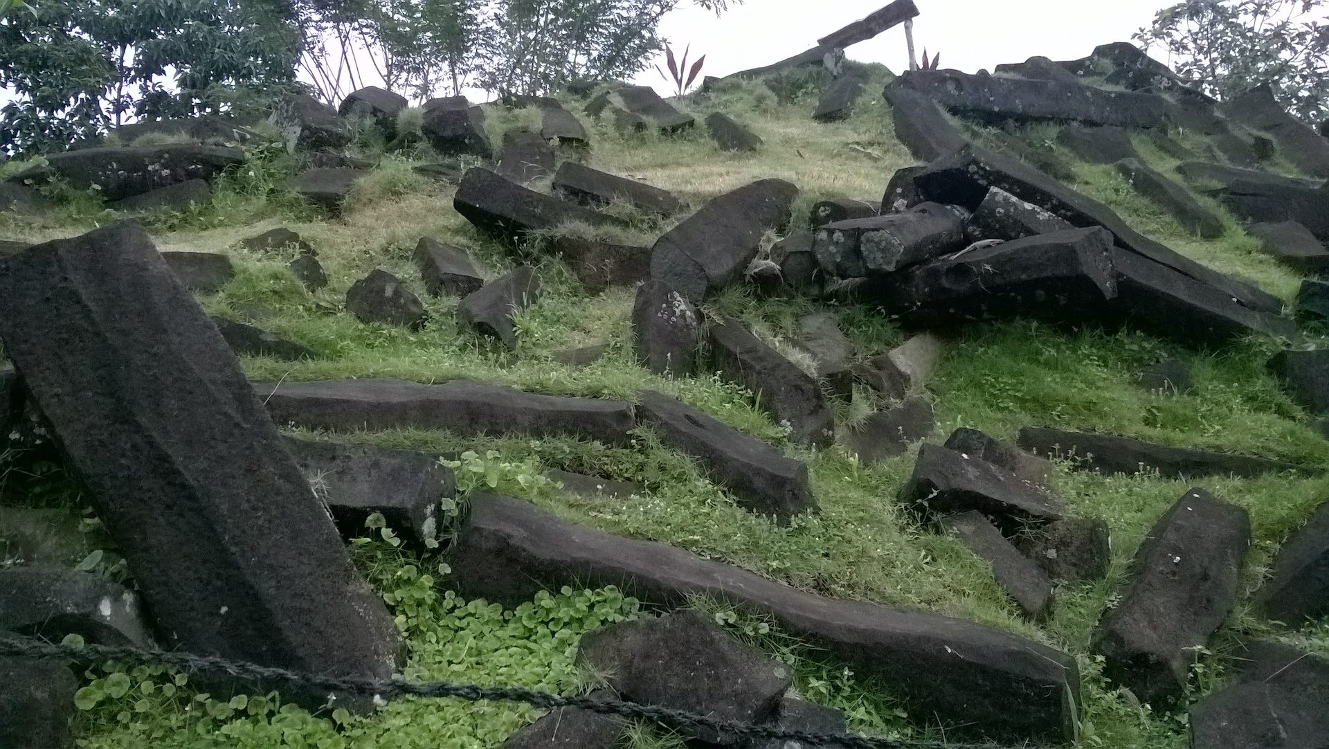 This picture is taken in Gunung Padang Megalithic Site, Cianjur, West Java