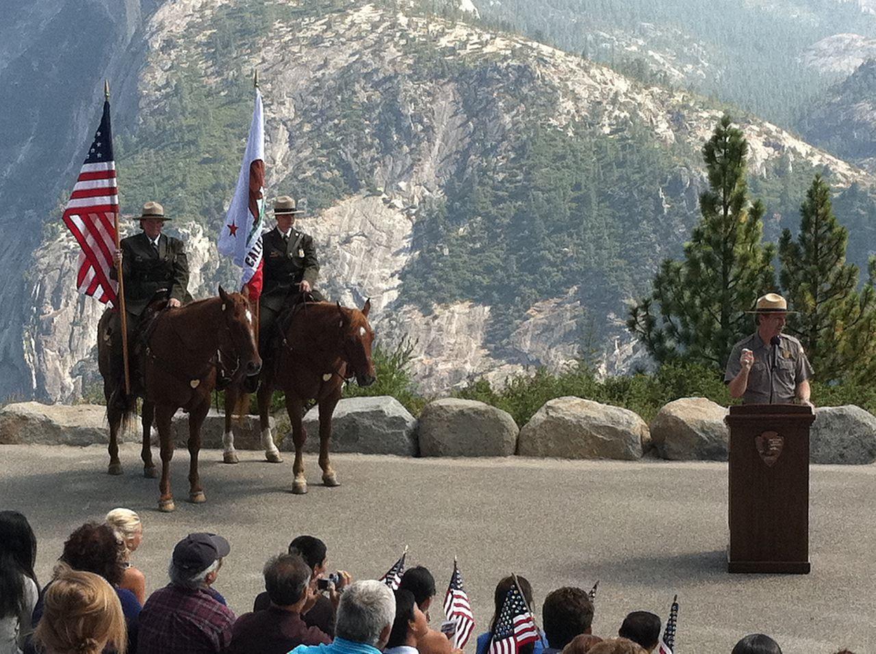 A photograph of several officers of the National Park Service