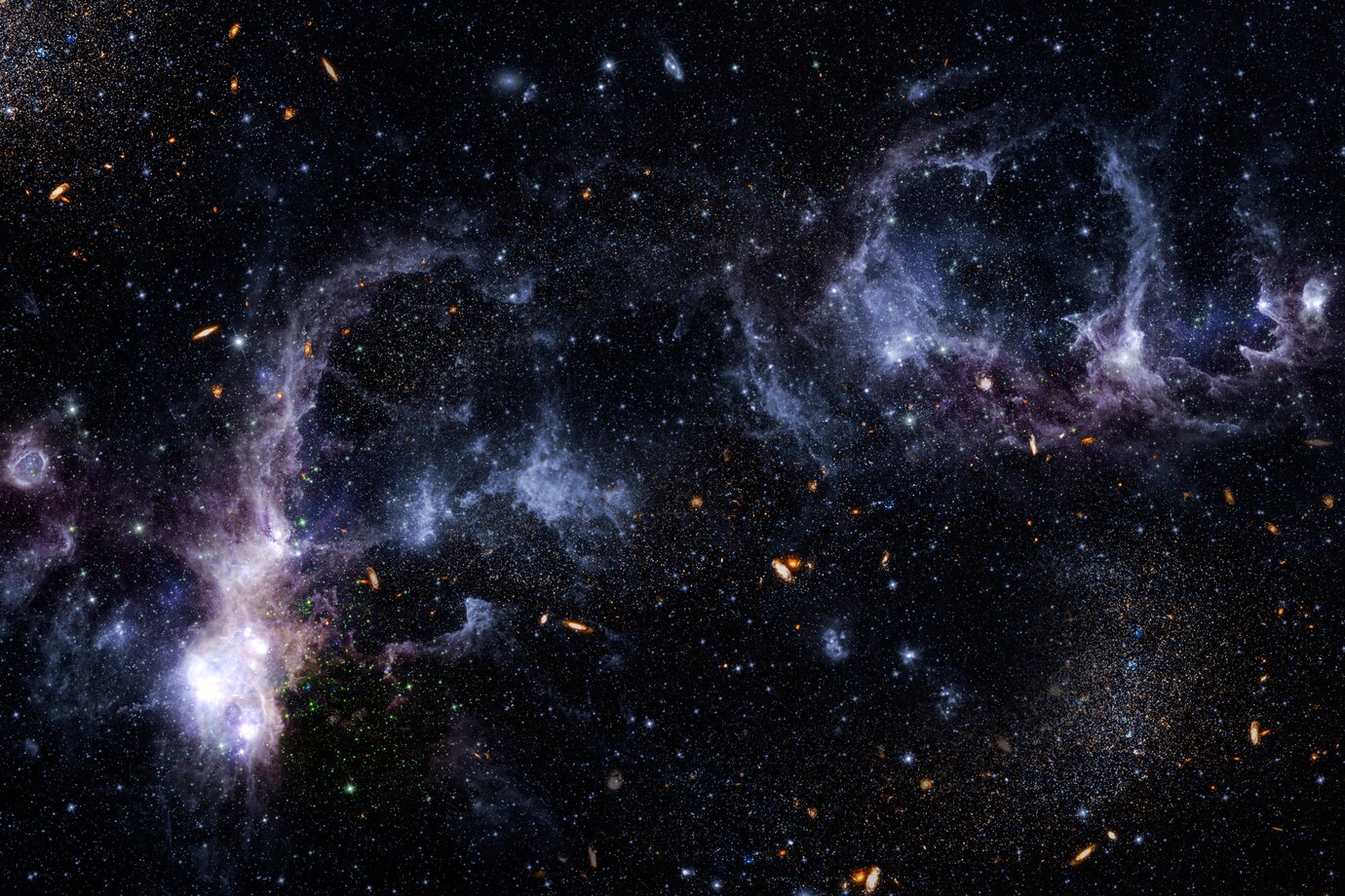 stars in outer space