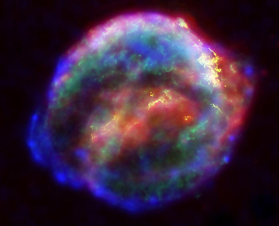 An image of a supernova explosion