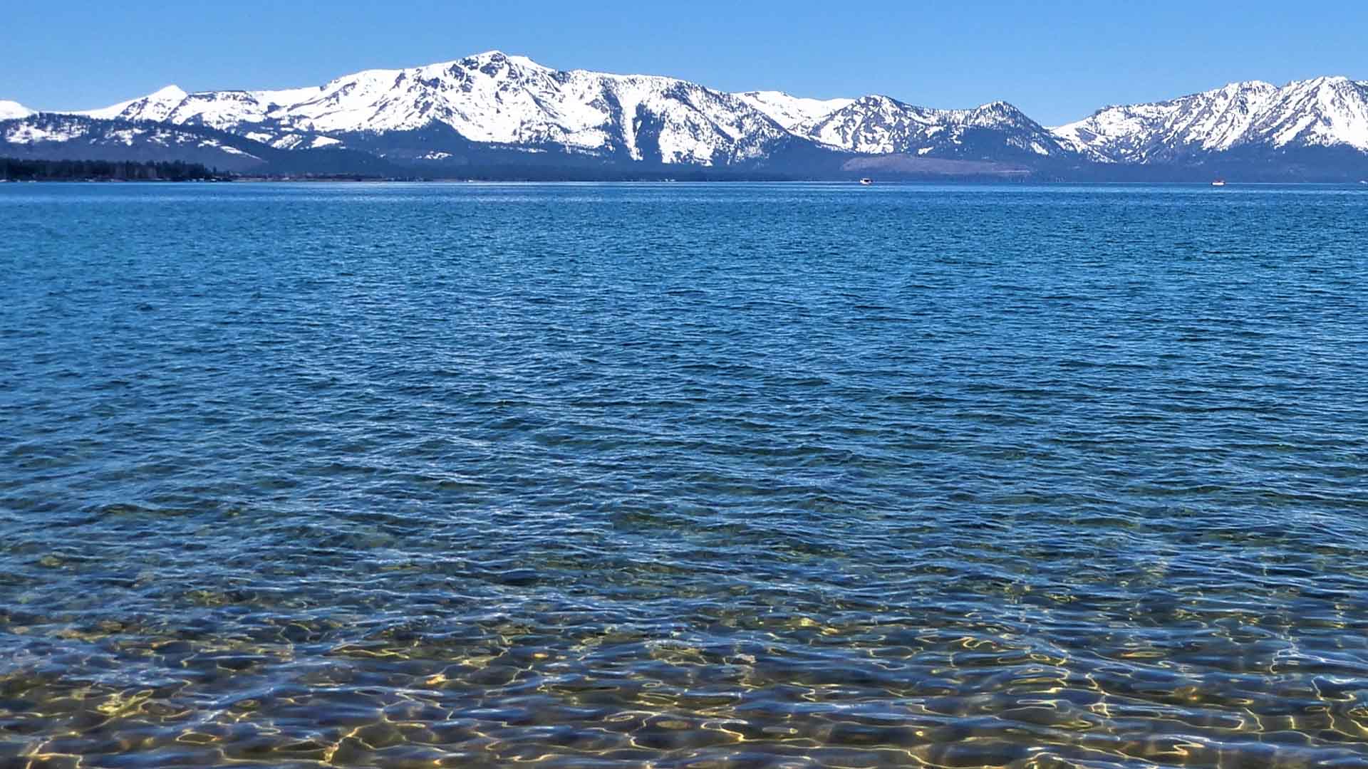 Lake Tahoe in spring