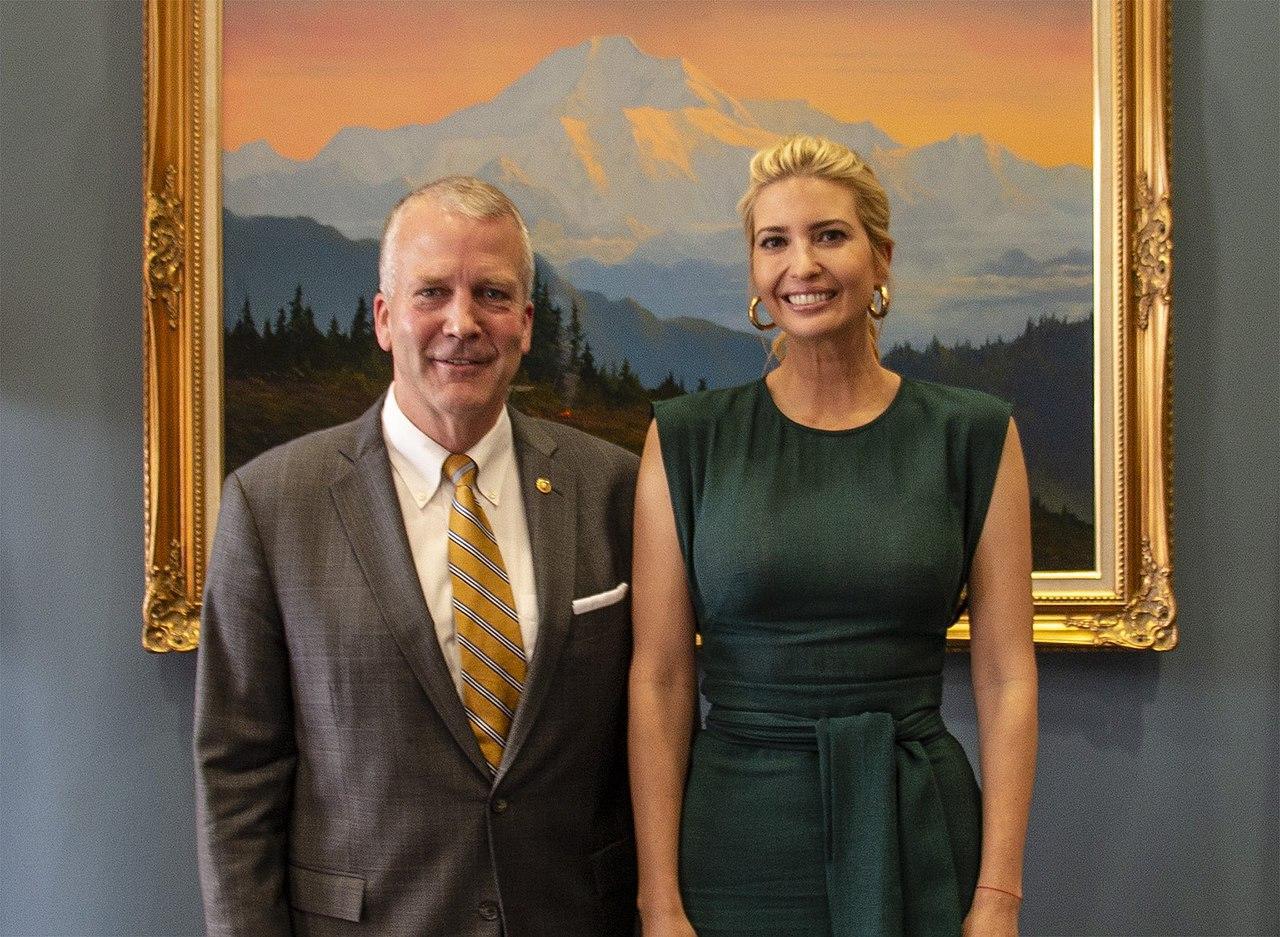 Dan Sullivan pictured alongside Ivanka Trump