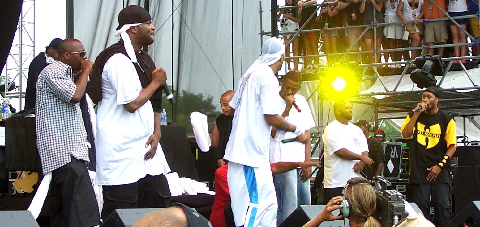 Wu-Tang Clan pictured during a show