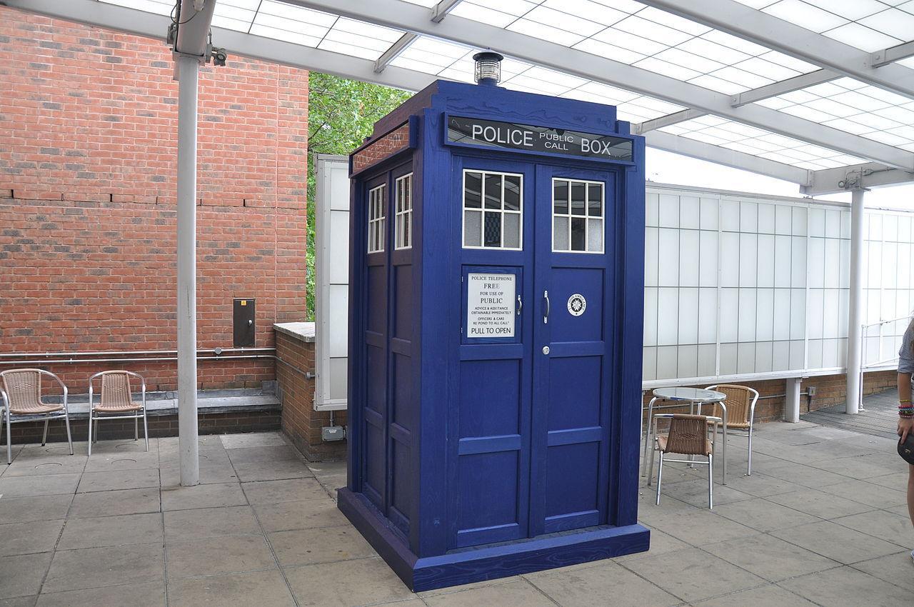 A photograph of the Dri. Whos tardis
