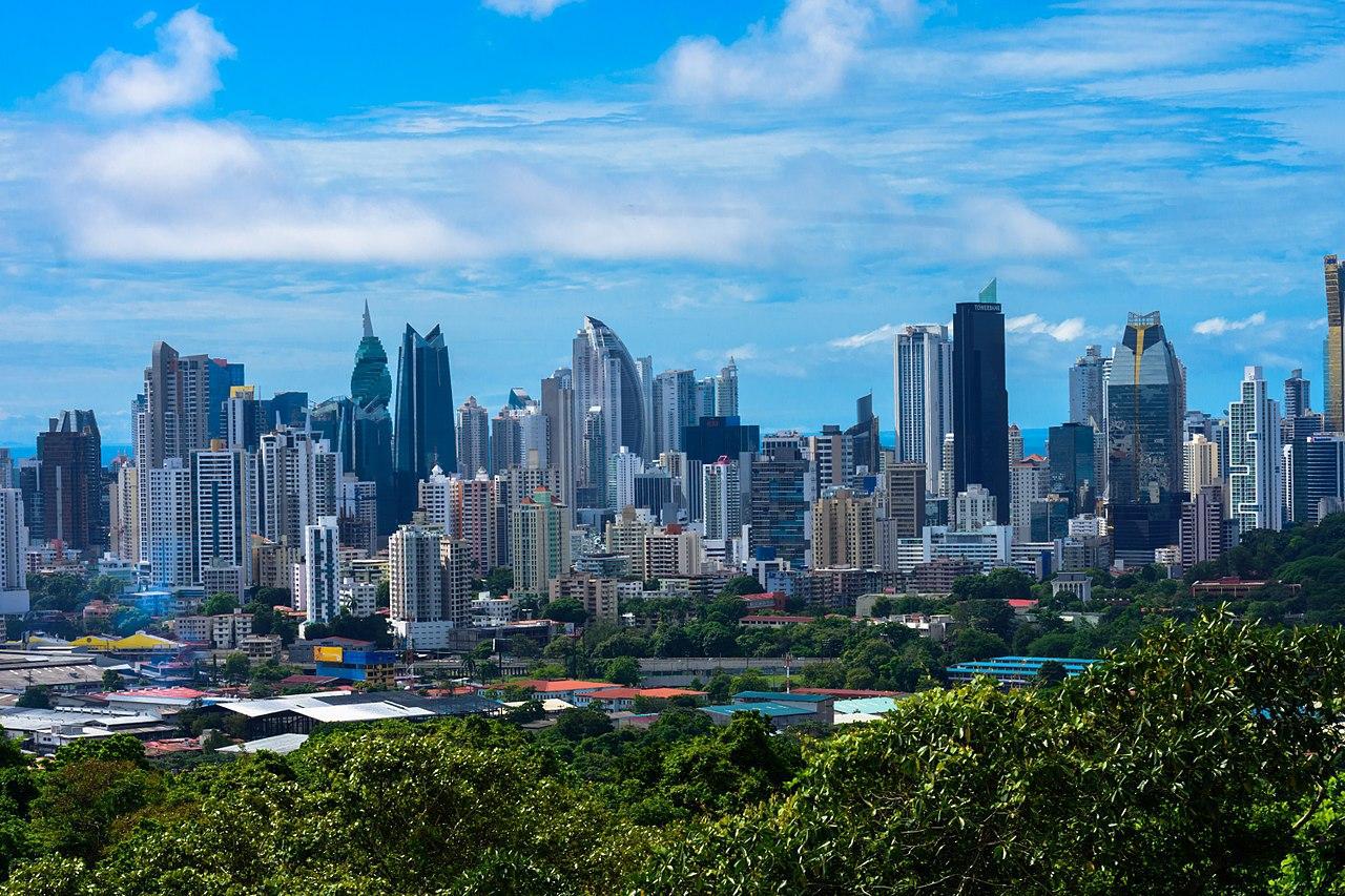 A photograph of Panama City