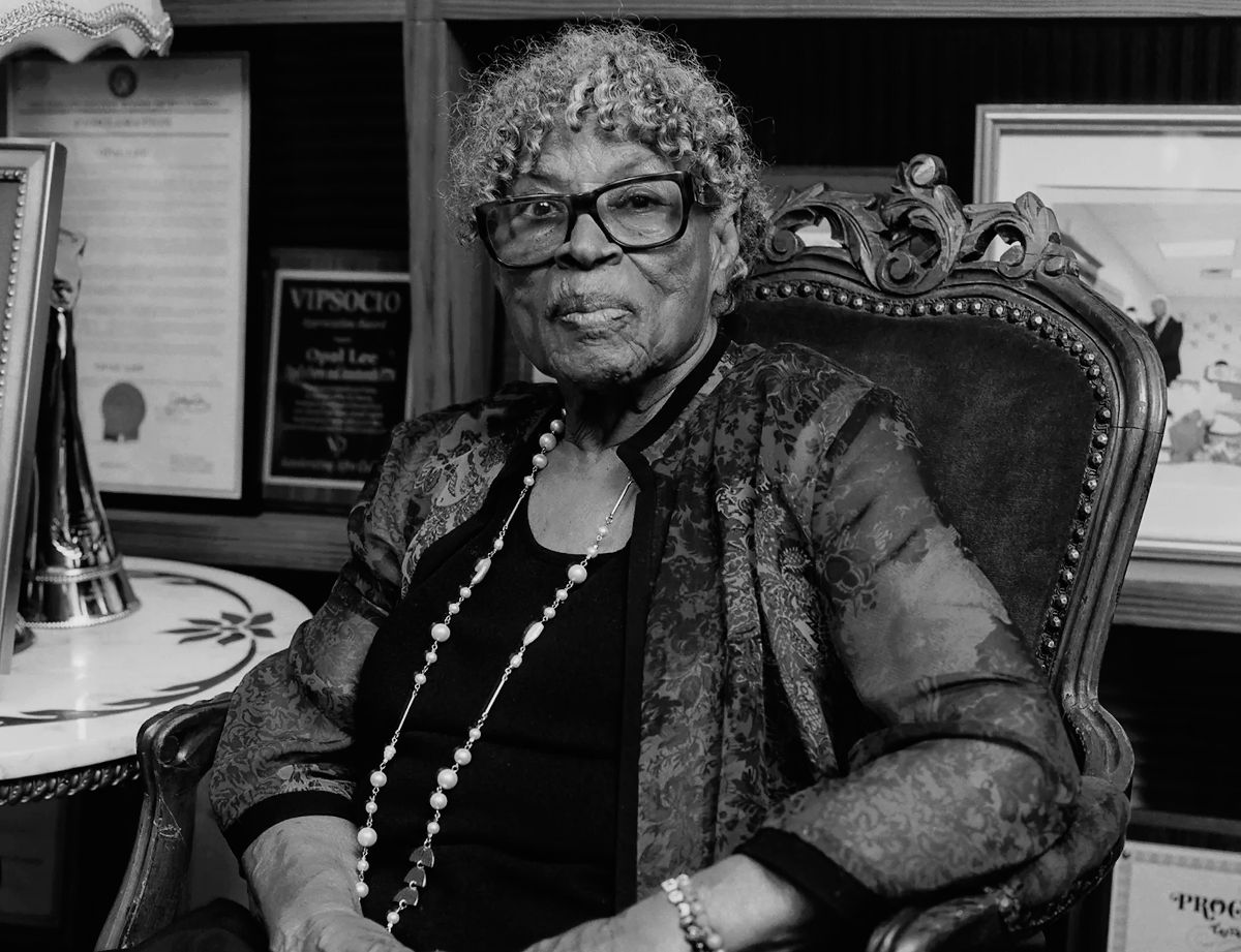A photograph of 89-year-old Opal Lee
