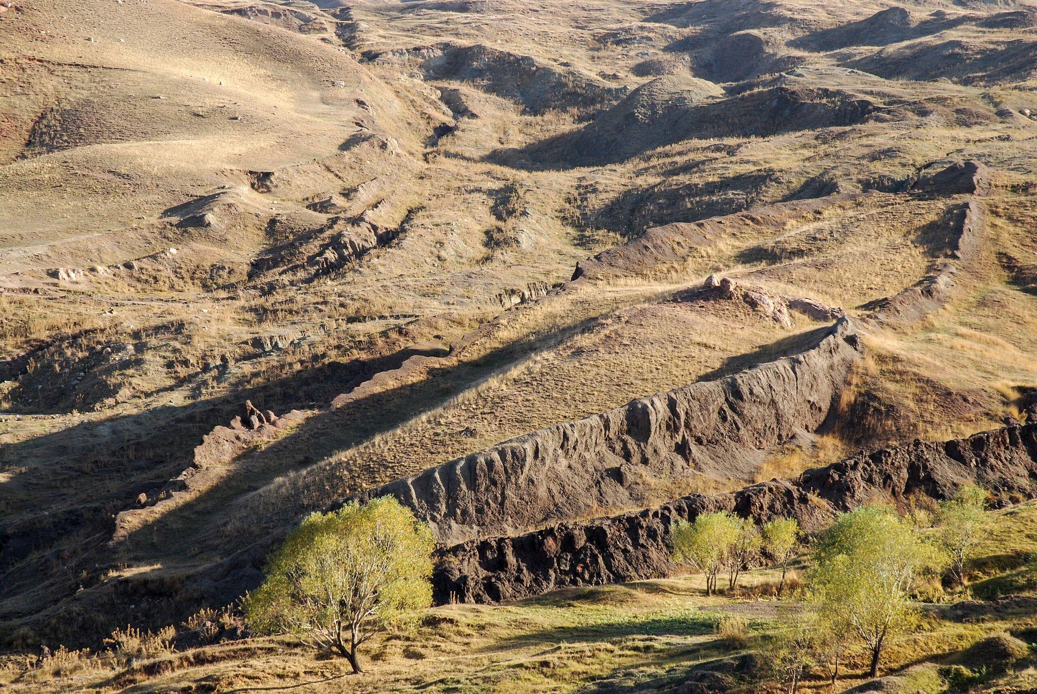 An aerial photograph of the Durofeiner formation