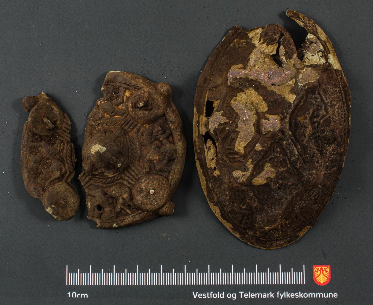 A photograph of the Viking-Era Brooches