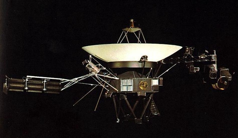 A photograph of Voyager 2