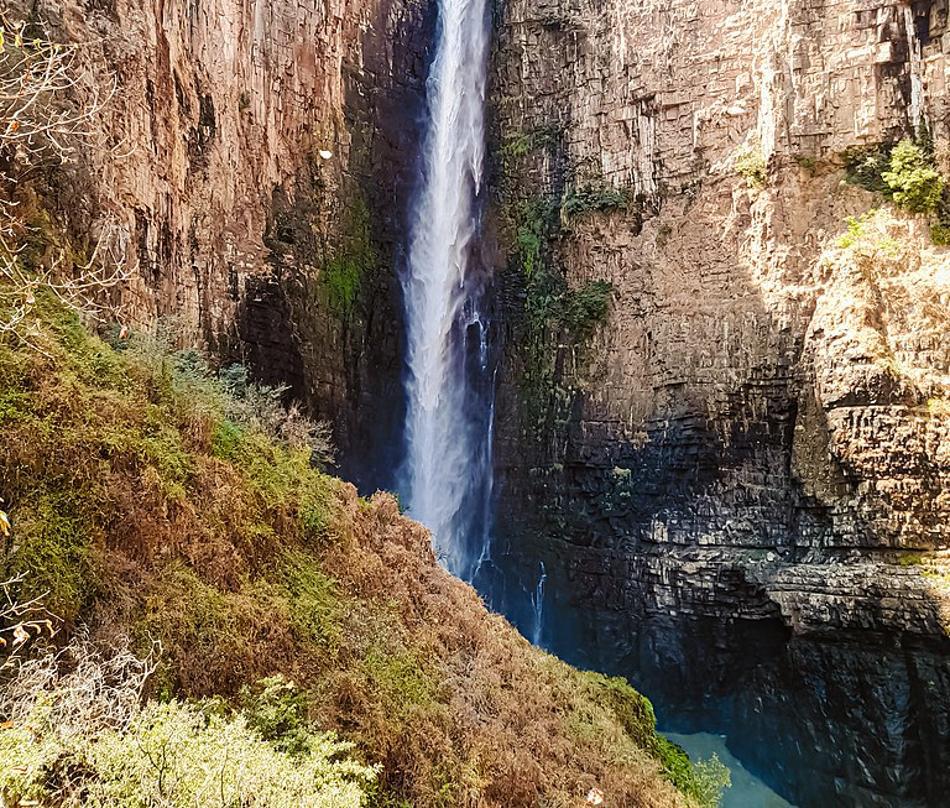 A photograph of Kalambo Falls