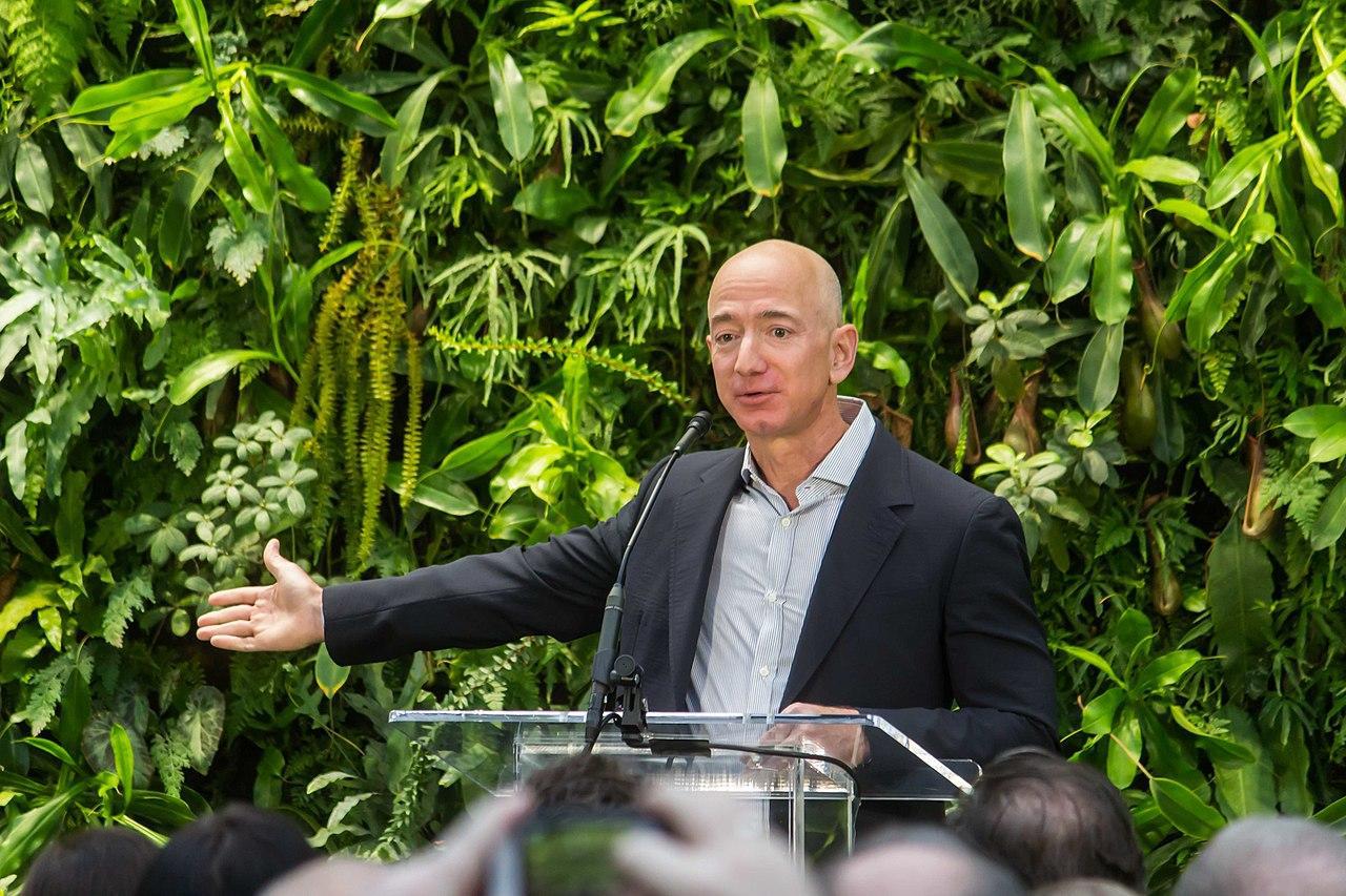 A photograph of Jeff Bezos