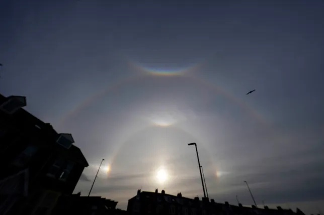 The parhelic circle is the rarest and most ‘impressive feature’ in the image