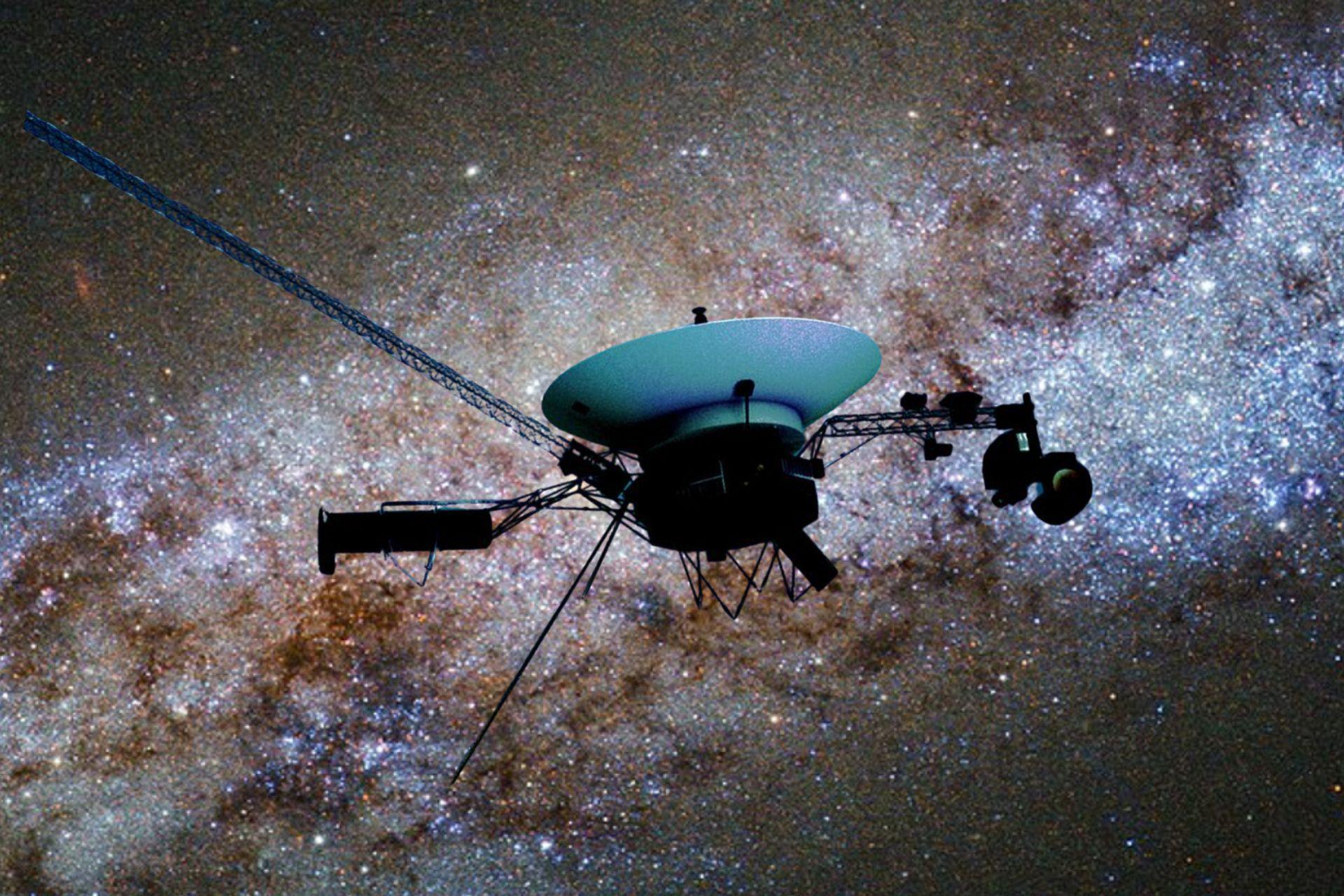 A photograph of Voyager 1