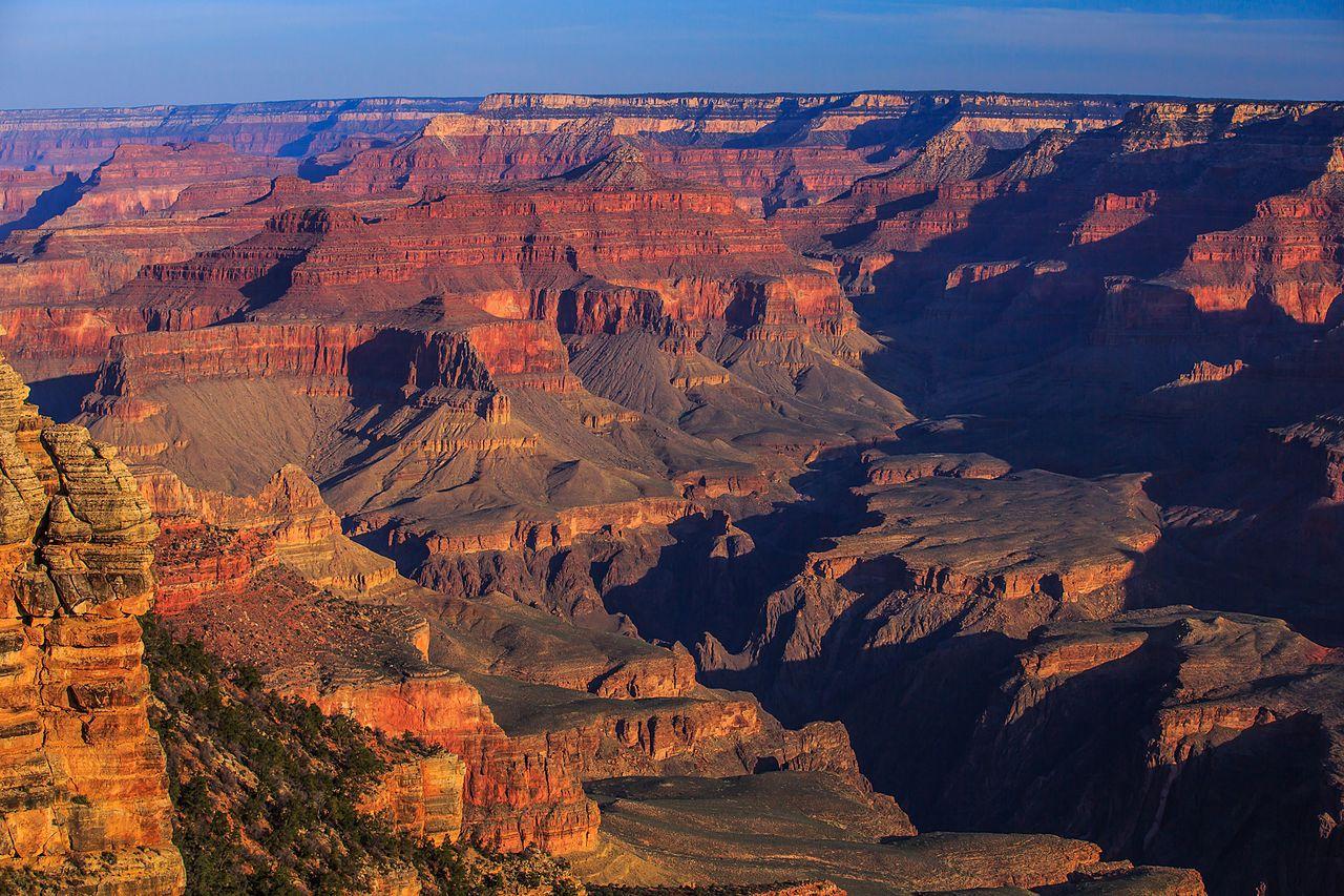 A photograph of the Grand Canyon in the US
