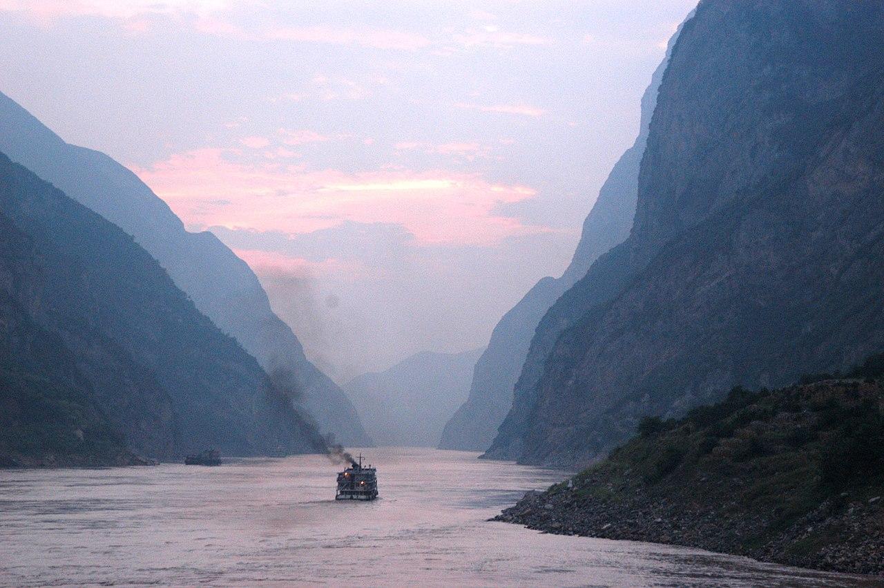 A photograph of the Yangtze River