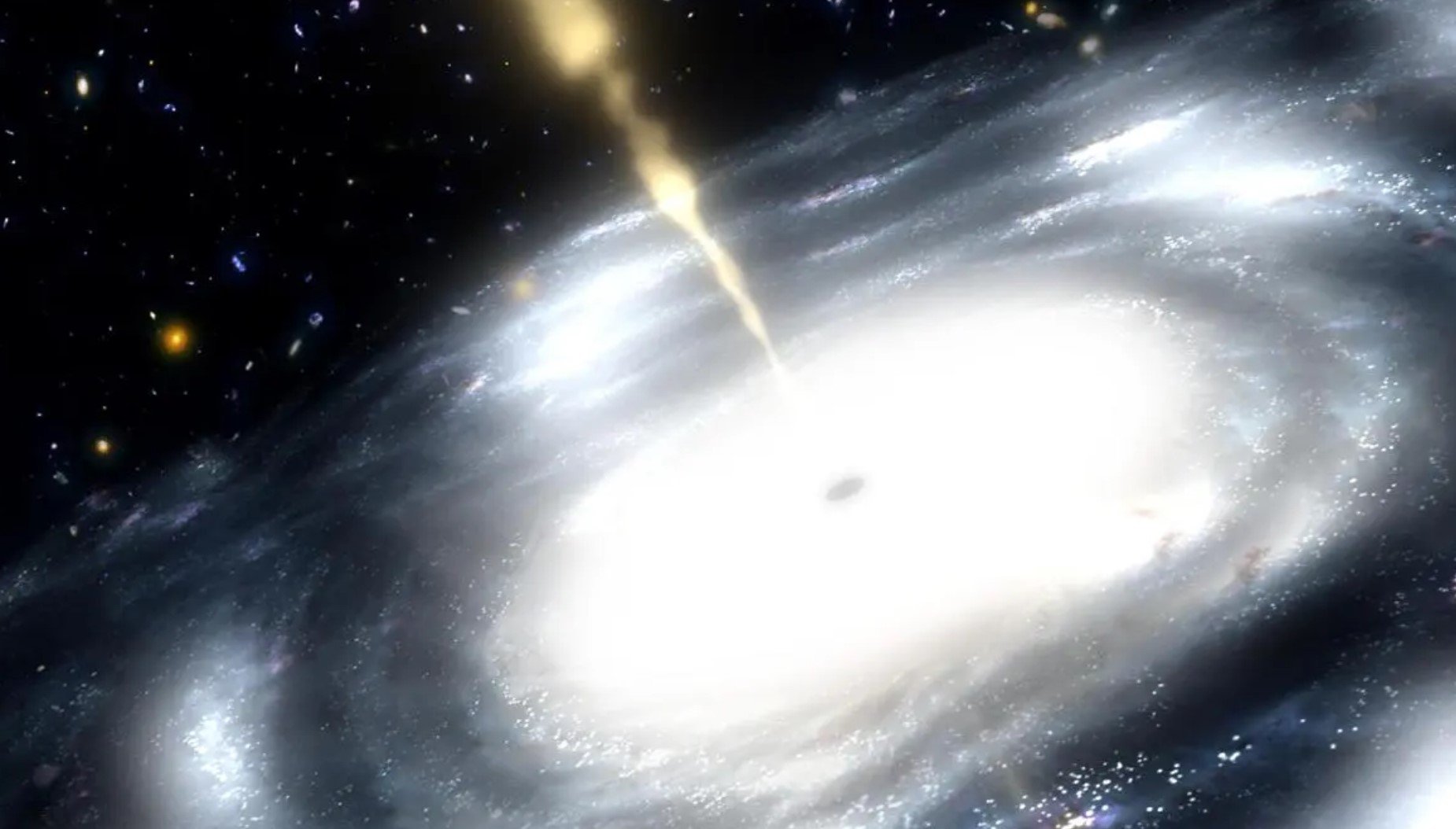 White hole in space