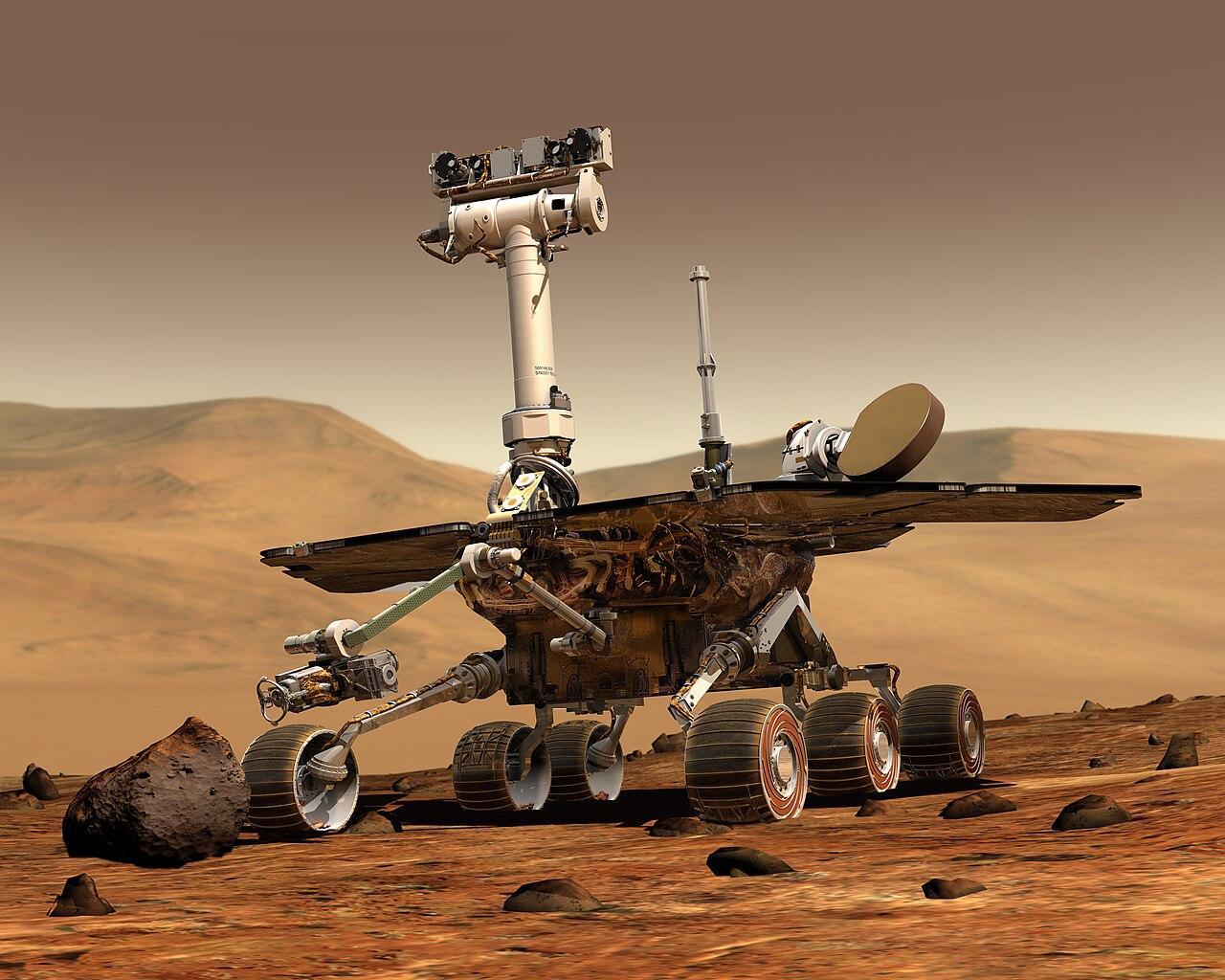 photograph of NASA’s Mars rover