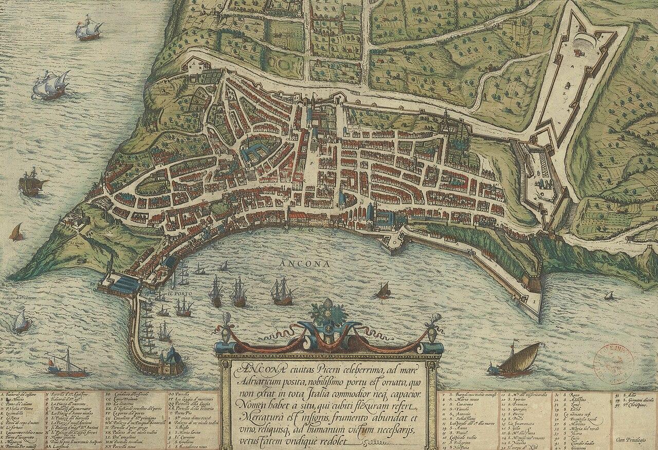 A photograph showcasing a map of a Piceni settlement