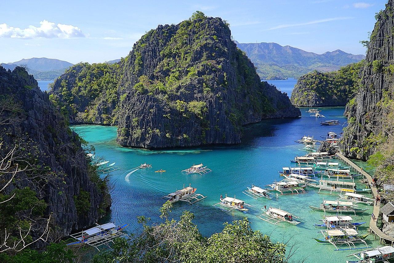 A photograph of the island of Palawan