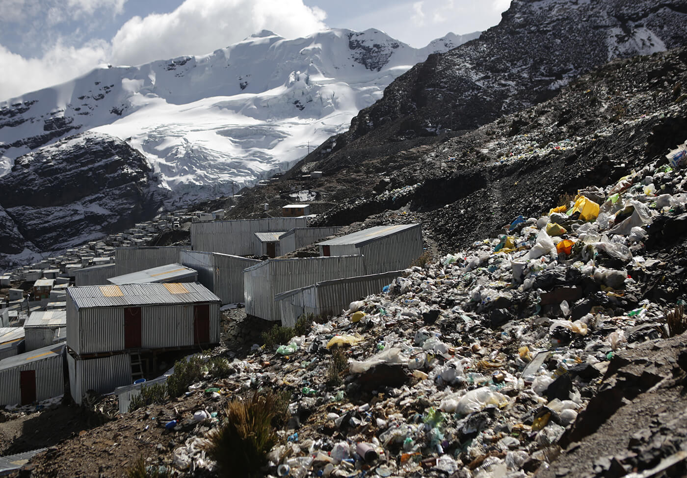 Garbage in La Rinaconda
