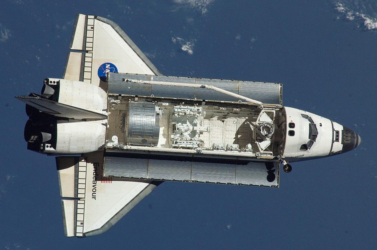 A photograph of a NASA spacecraft in orbit