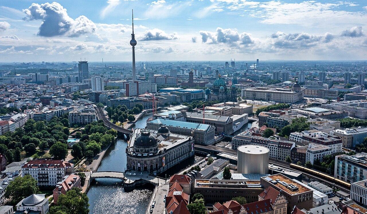 A photograph of the city of Berlin