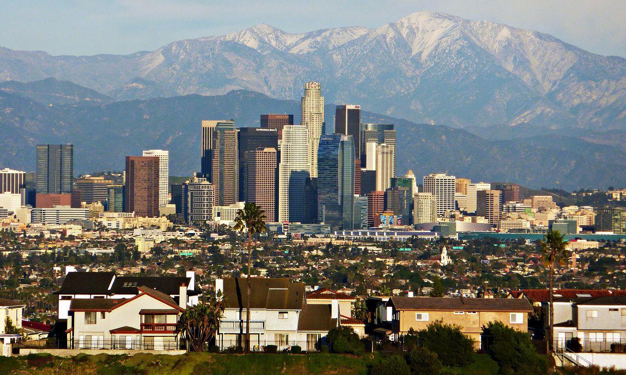 A photograph of Los Angeles
