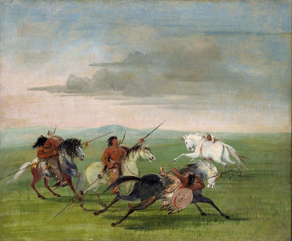 A photograph of the Comanche at War