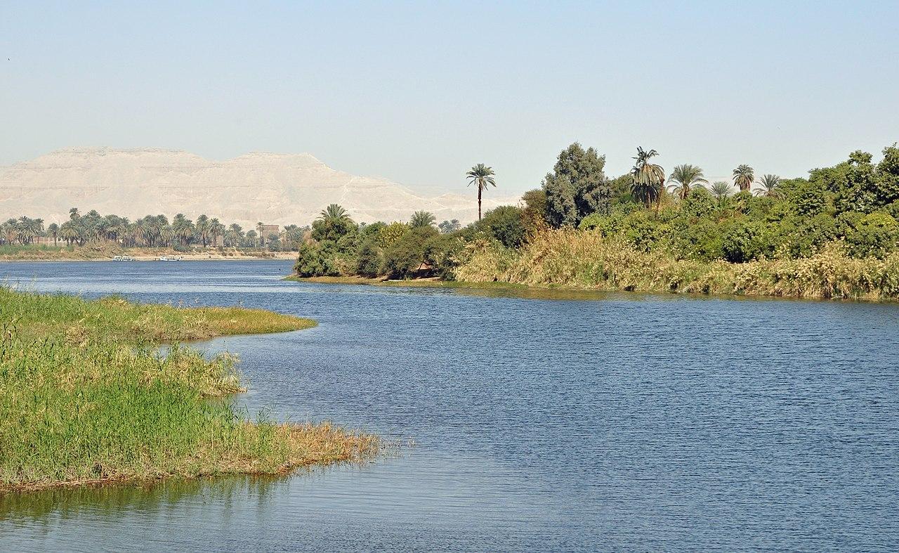 A photograph of the Nile River