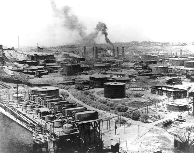 Standard oil refinery