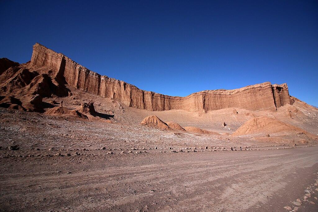 A photograph taken of the Atacama Desert