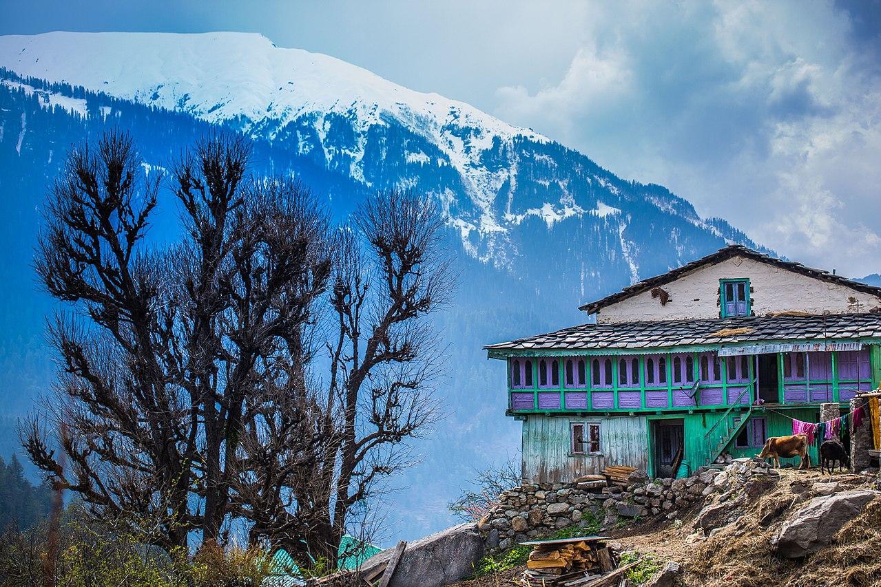 A photograph of a small building located in Himachal Pradesh