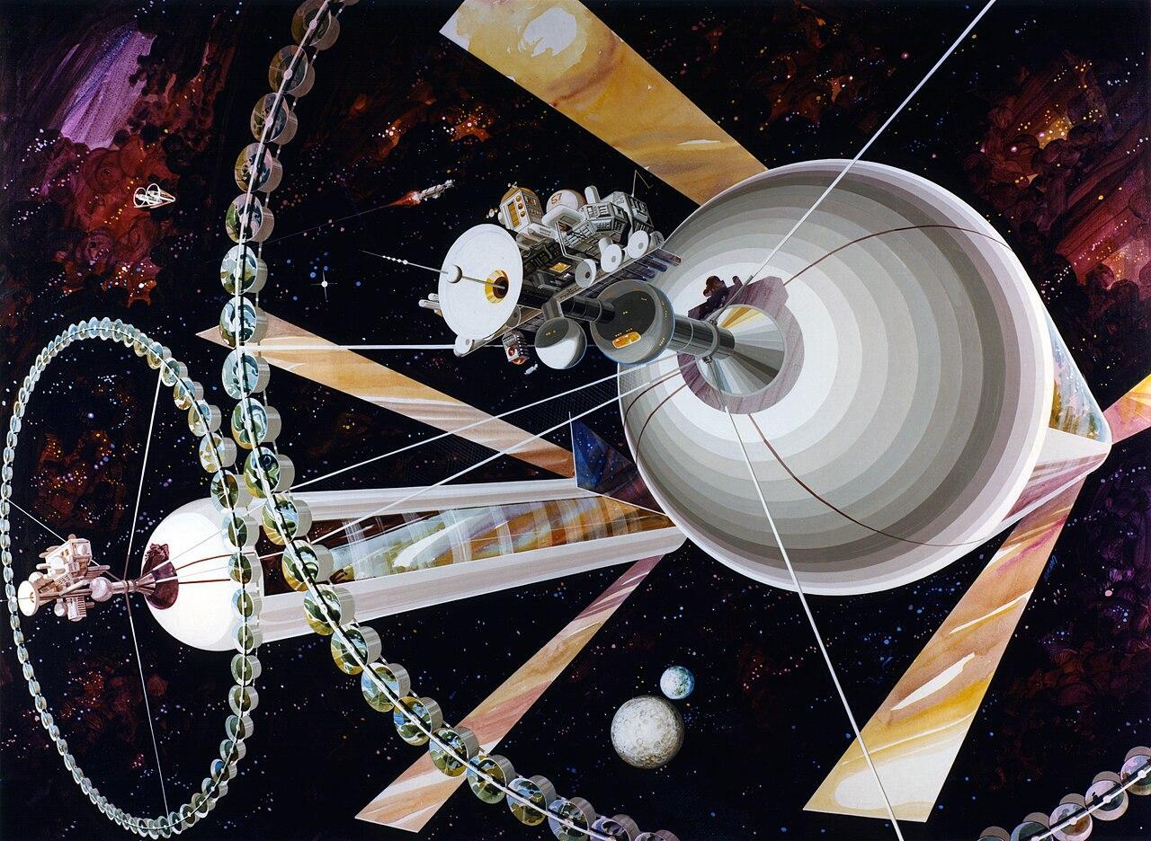 An artist's depiction of O’Neill Cylinder