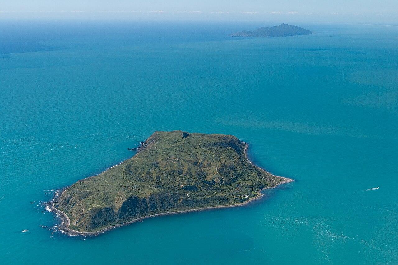 A photograph of the Island of Mana in New Zealand