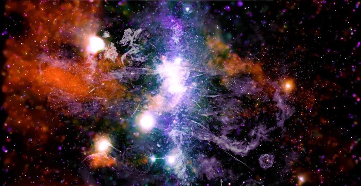 A mosaic of the center of the Milky Way