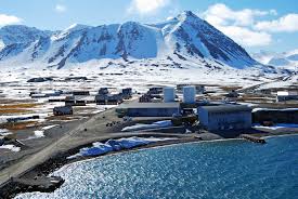 Lauch pad in launch pad in Ny-Alesund, Svalbard, Norway