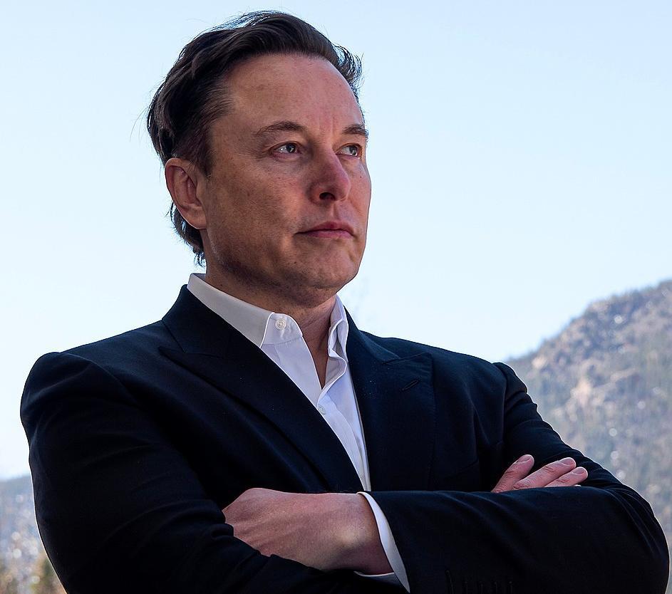 A photograph of Elon Musk